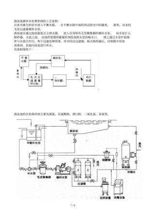 游泳池循环水处理系统的工艺流程
