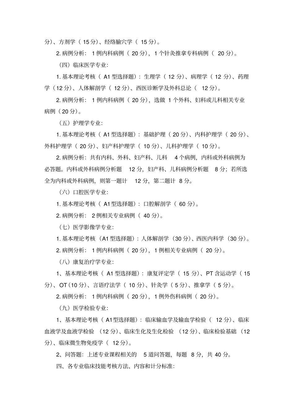 湖南中医药大学医类学生毕业考核实施细则新详解_第2页