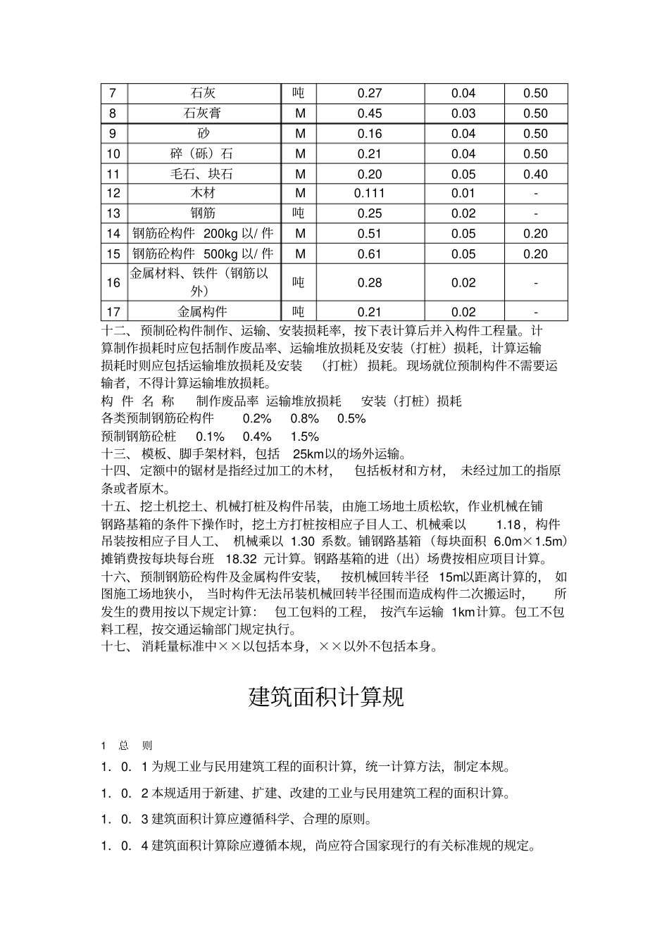 湖南定额说明与计算规则_第2页