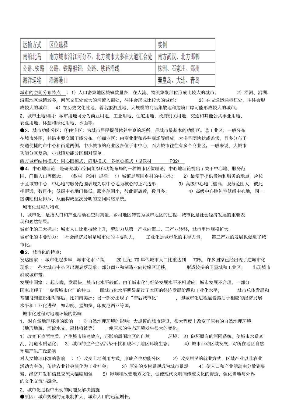 湘教版地理必修二知识点总结——精校版_第3页