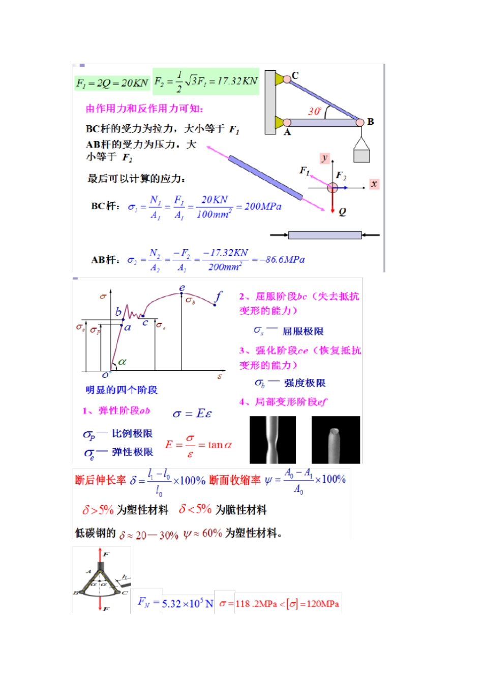 湘潭大学材料力学大题重点_第2页