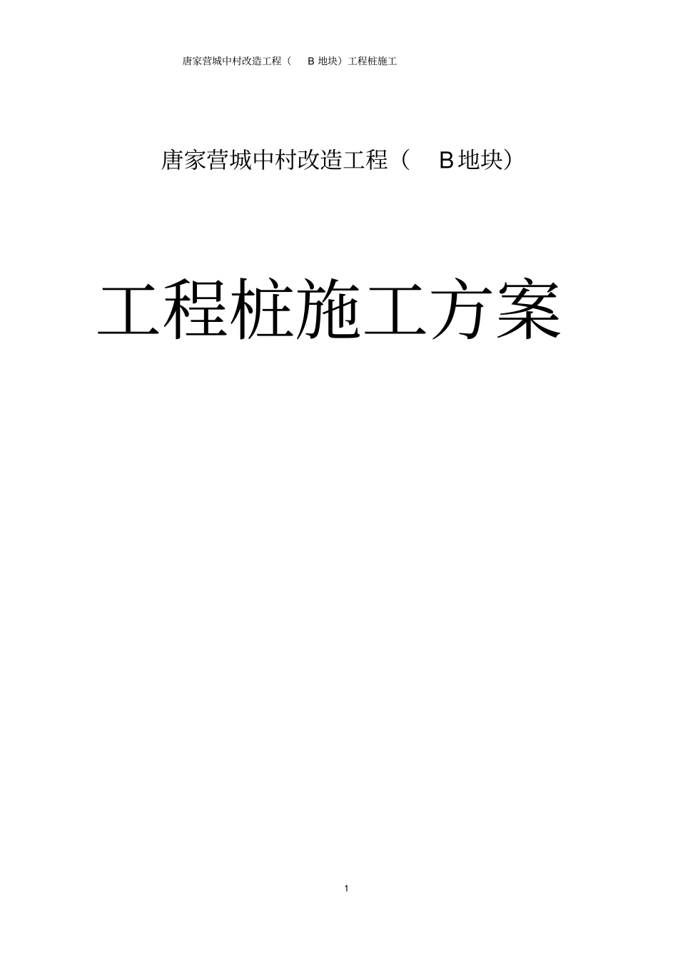 灌注桩后注浆施工专业技术方案_第1页