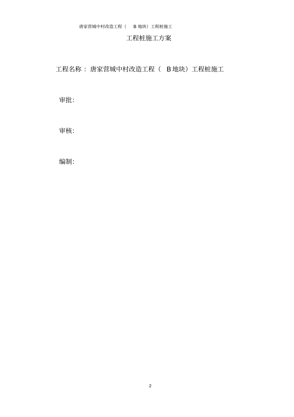 灌注桩后注浆施工专业技术方案_第2页