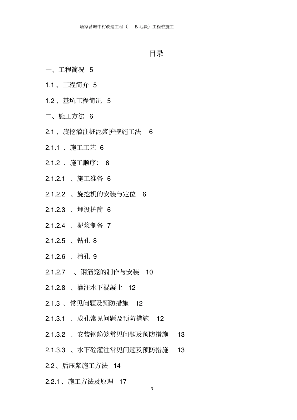 灌注桩后注浆施工专业技术方案_第3页