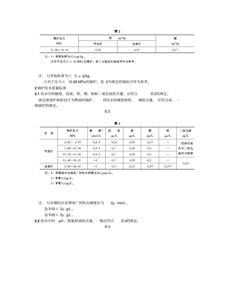 火力发电厂水汽质量标准_第2页