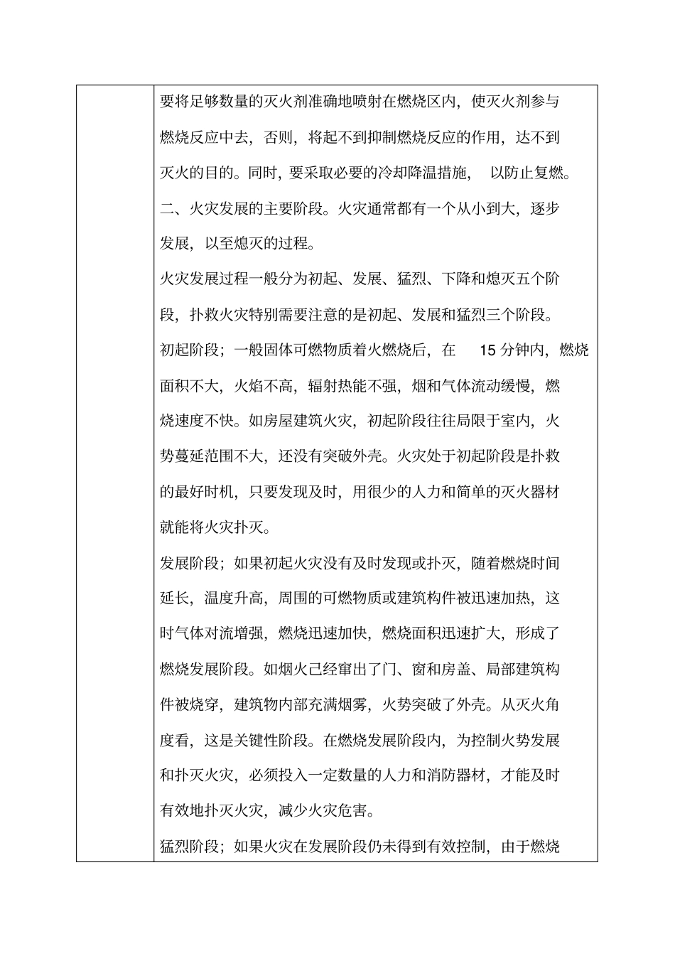 火灾事故安全培训记录_第3页