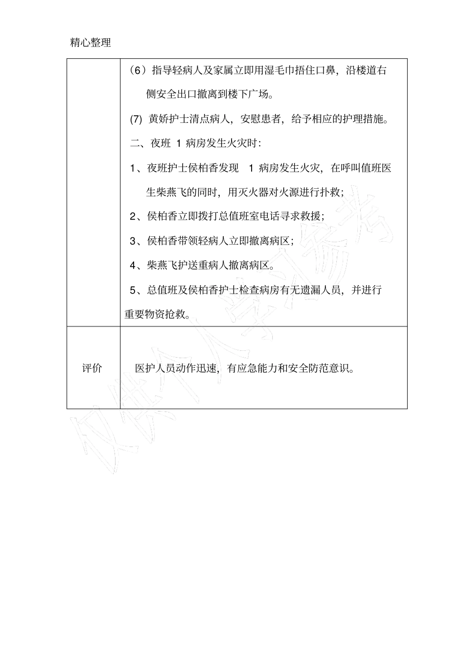 火灾护理应急预案演练_第2页