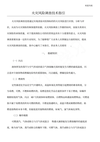 火灾风险调查技术指引421
