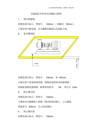 火电厂标示种类及说明
