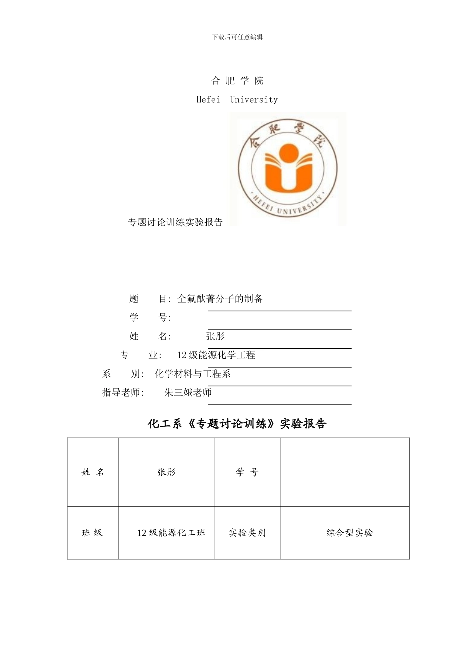 专题研究级能源化工班张彤样本_第1页