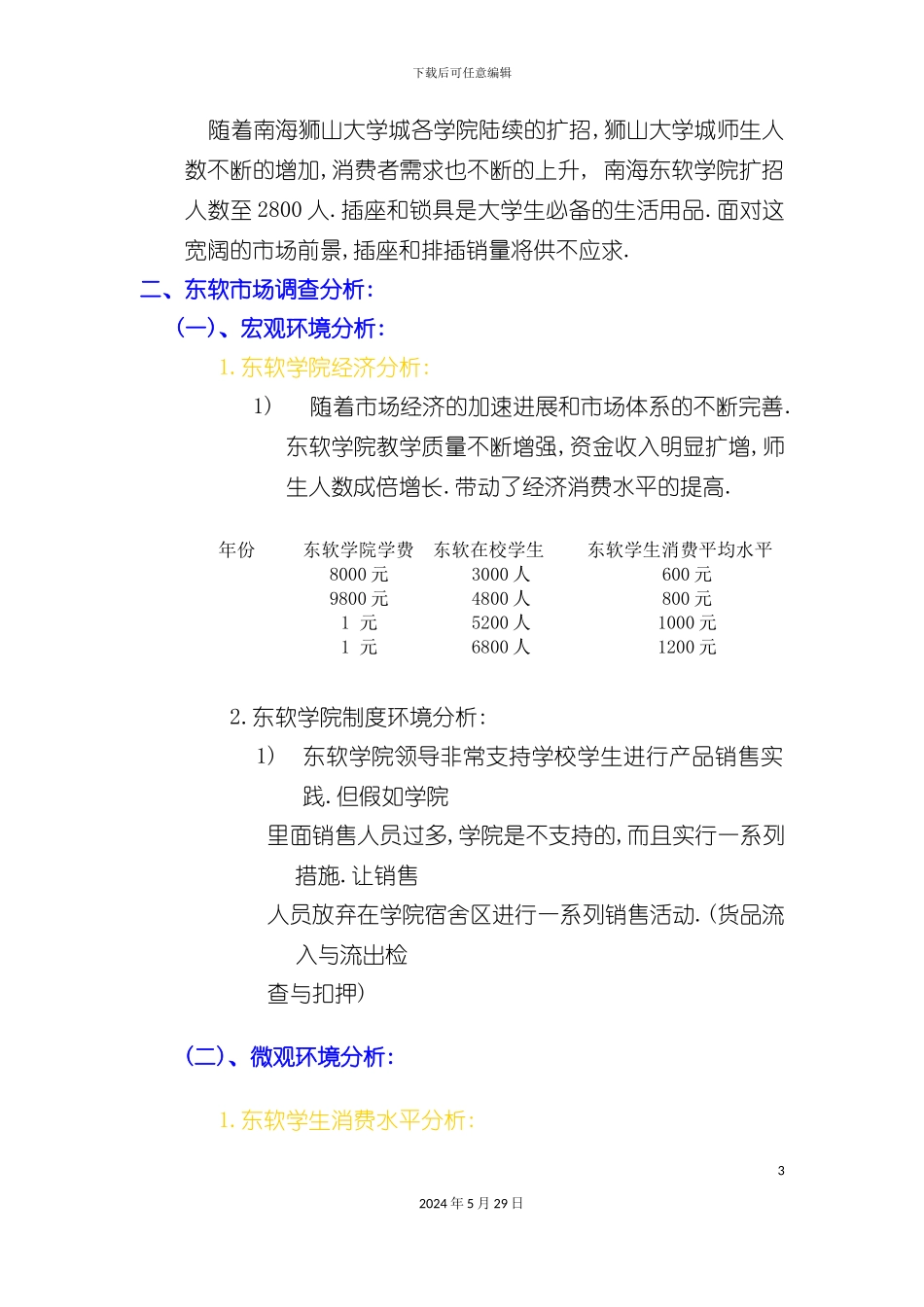 东软插座锁具销售项目建议书_第3页