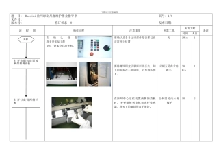丝印设备月度维护维修手册