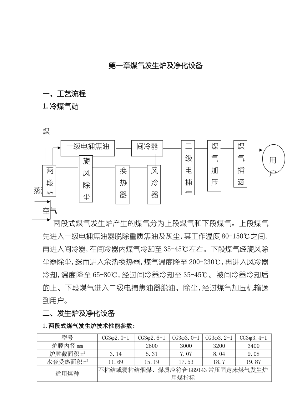 两段式冷站煤气发生炉操作规程_第2页