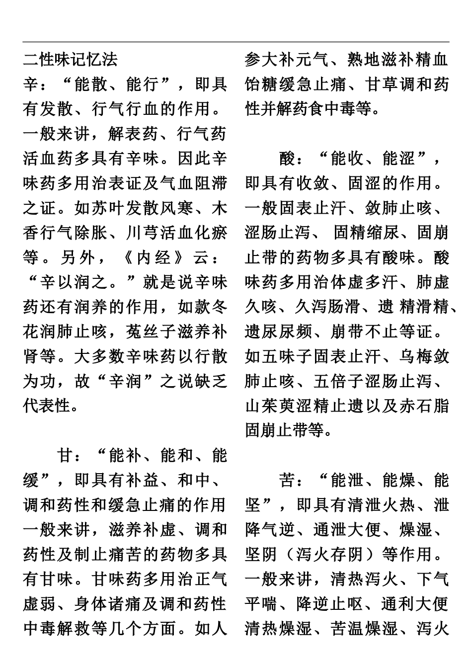 中医执业医师考试复习资料中药记忆方法必背_第2页