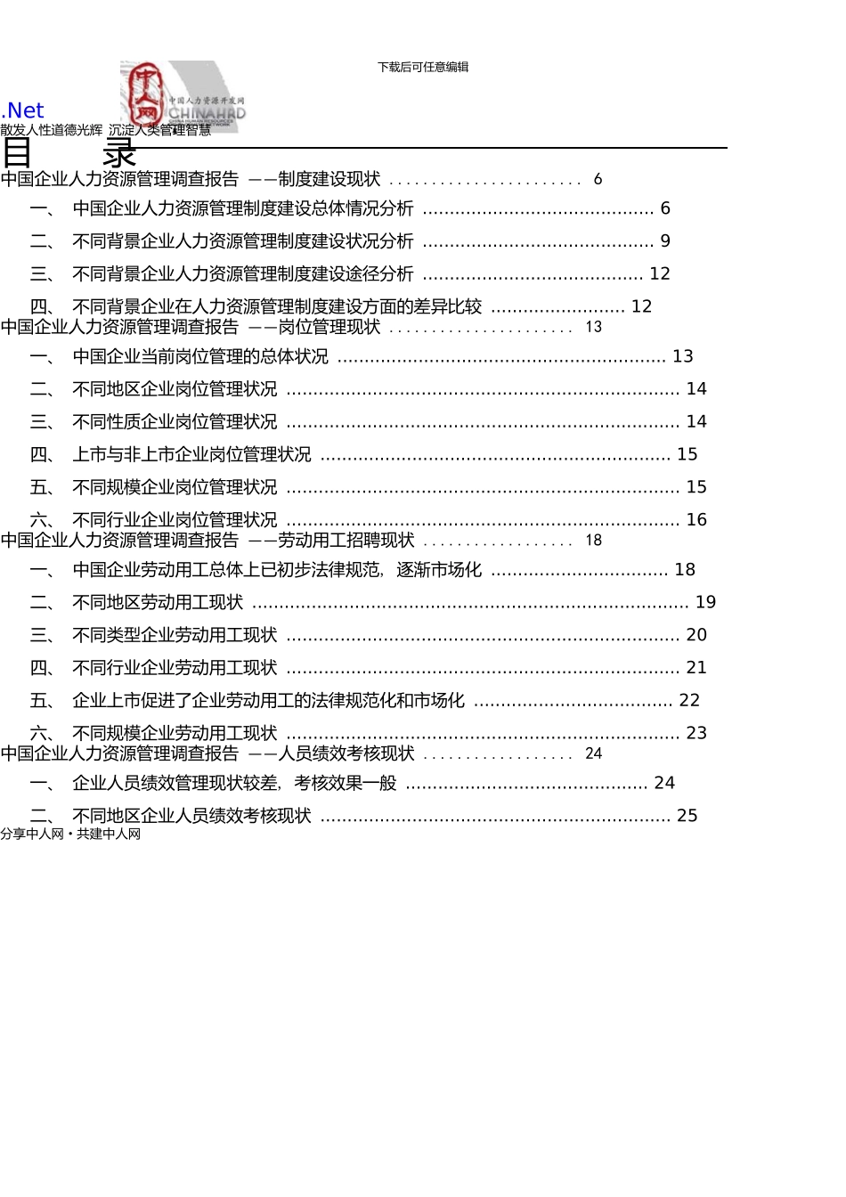 中国企业人力资源管理现状调查报告_第3页