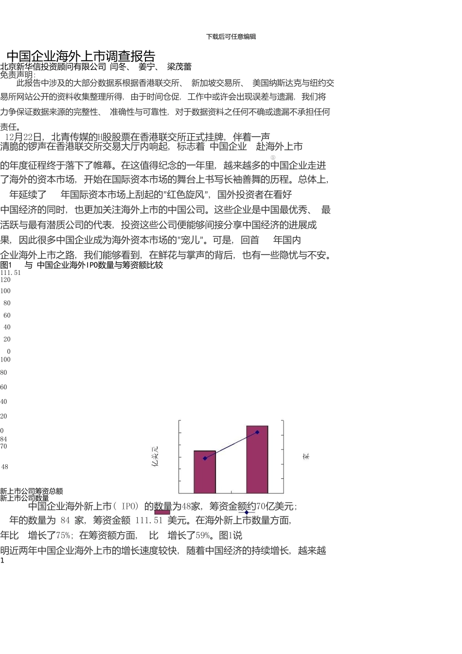 中国企业海外上市调查报告_第1页