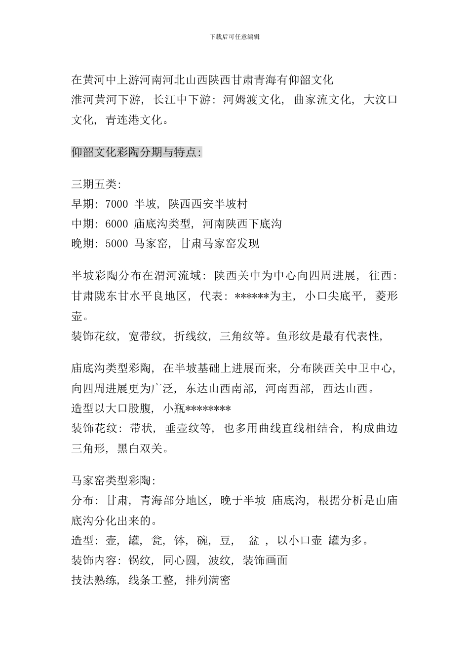 中国工艺美术史复习资料_第3页