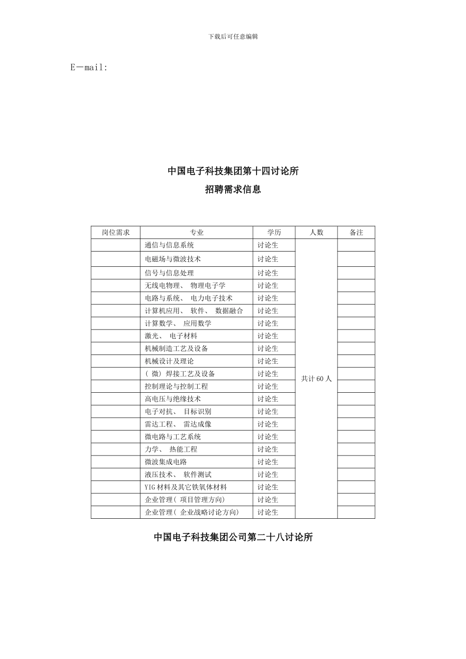 中国电子科技集团第十四研究所样本_第3页