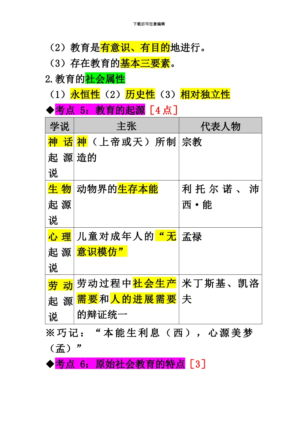 中学教师资格考试教育知识与能力考前必背_第3页