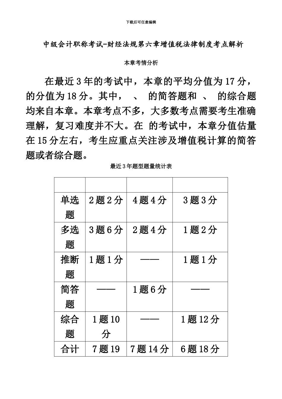 中级会计职称考试财经法规第六章增值税法律制度考点解析_第2页