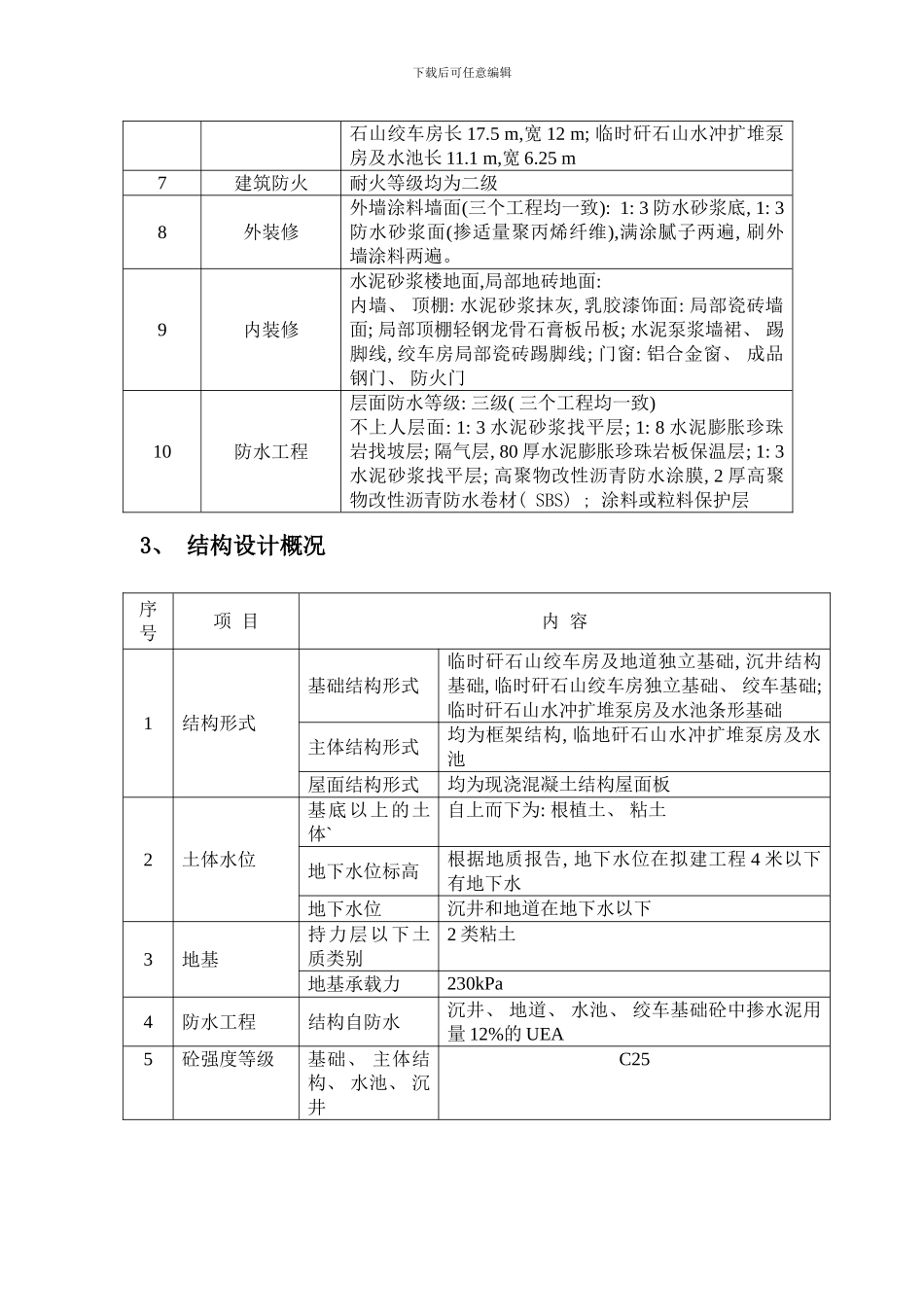 临时矸石山机房泵房监理实施细则样本_第3页