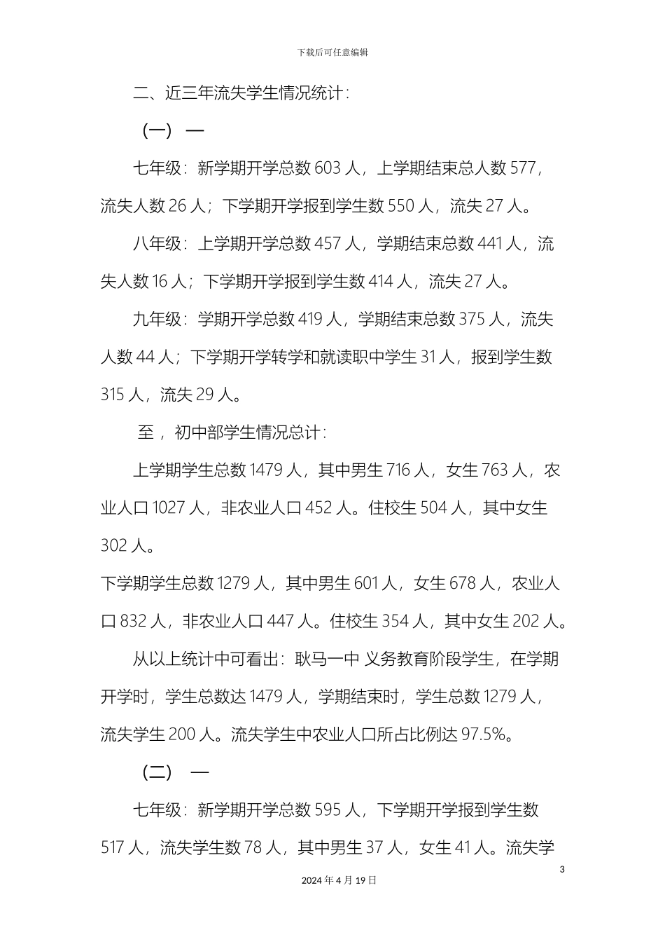 义务教育阶段学生控辍保学调研报告_第3页