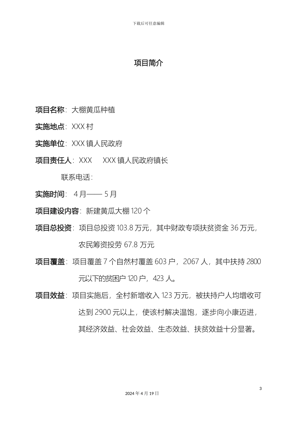 乡村扶贫开发实施方案_第3页