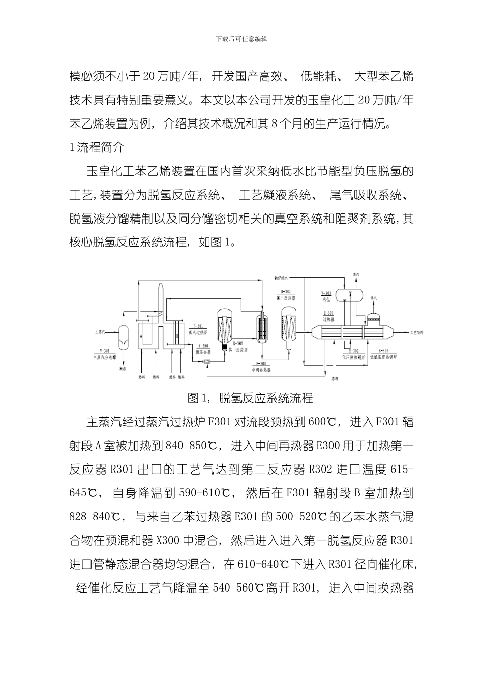 二十万吨年乙苯负压脱氢制苯乙烯技术与工业应用模板_第2页