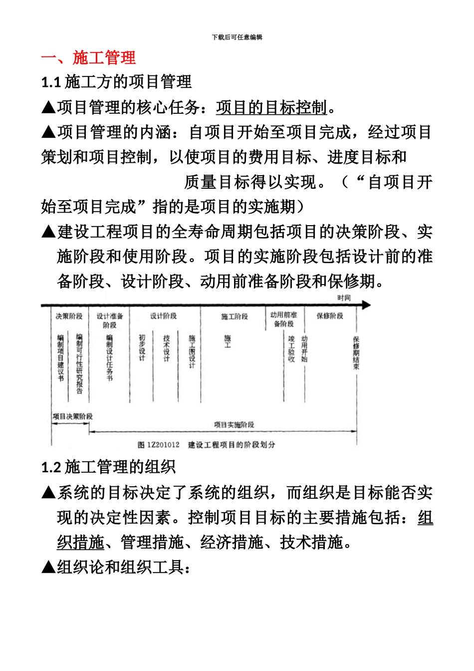 二级建造师建设工程施工管理知识点整理_第2页