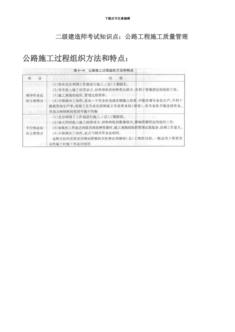 二级建造师考试知识点：公路工程施工质量管理_第2页