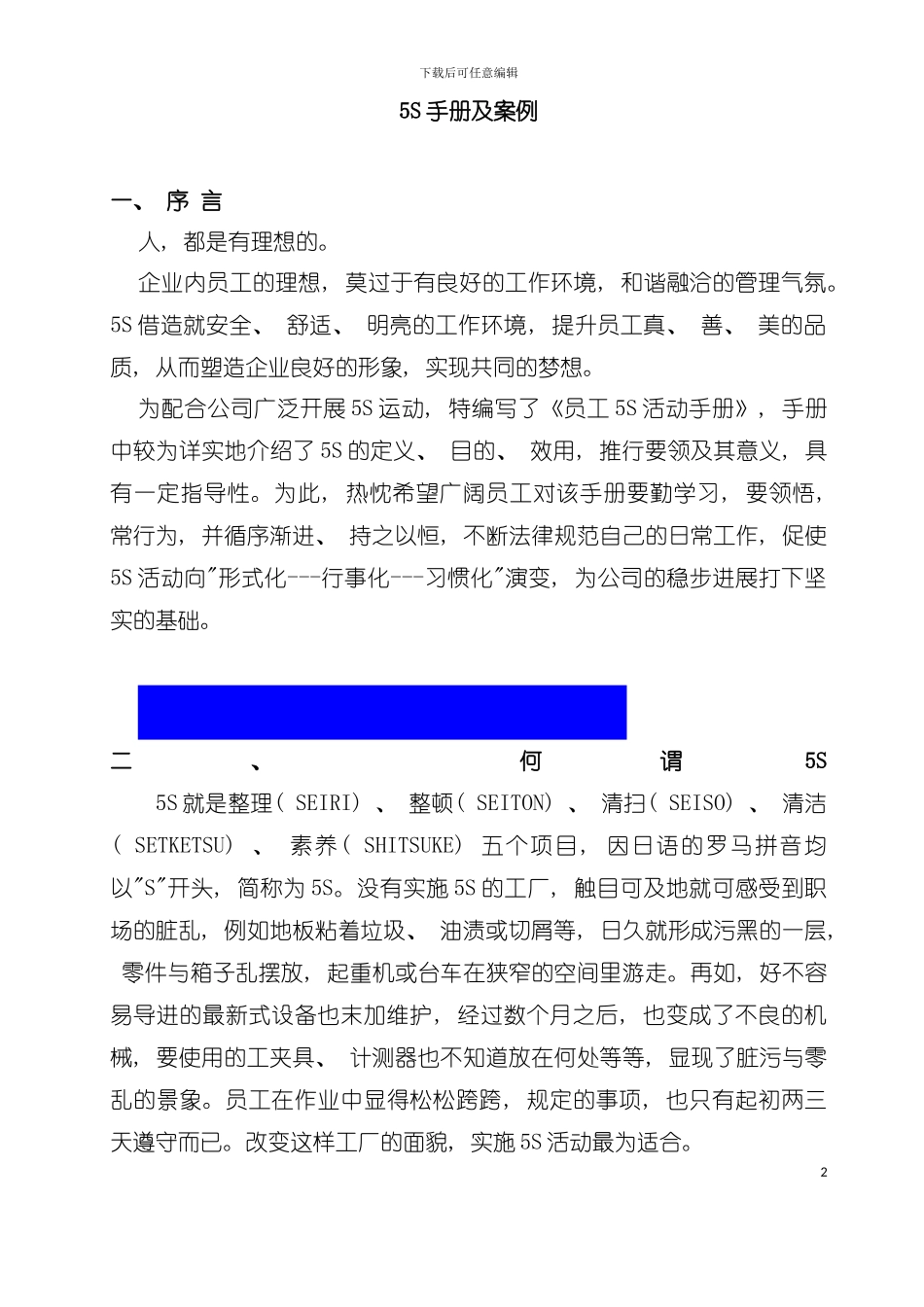 五S手册及案例模板_第2页