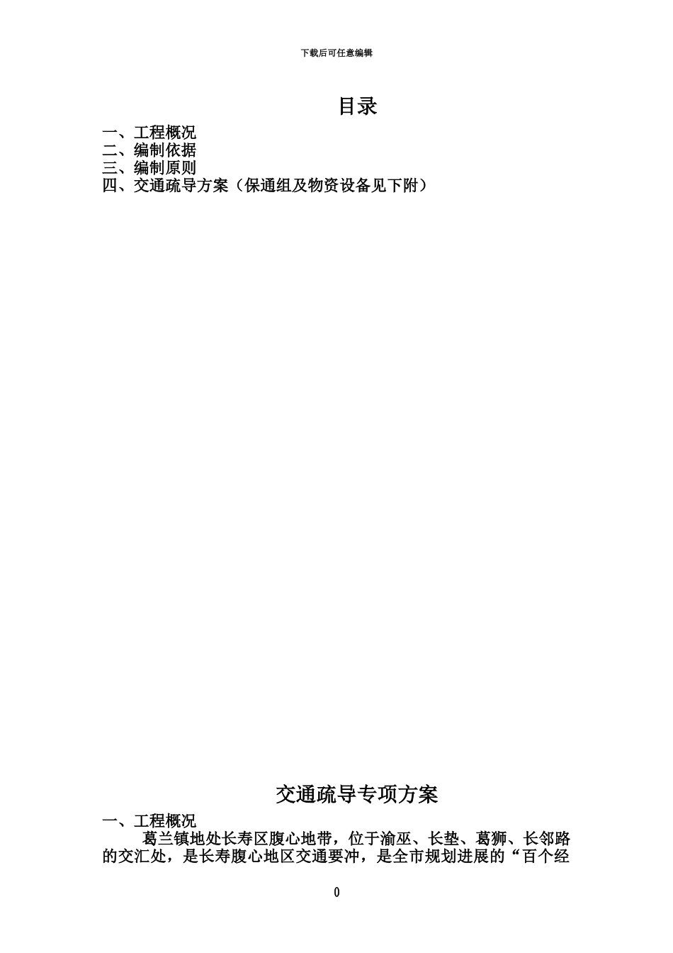 交通疏导专项工作方案_第2页