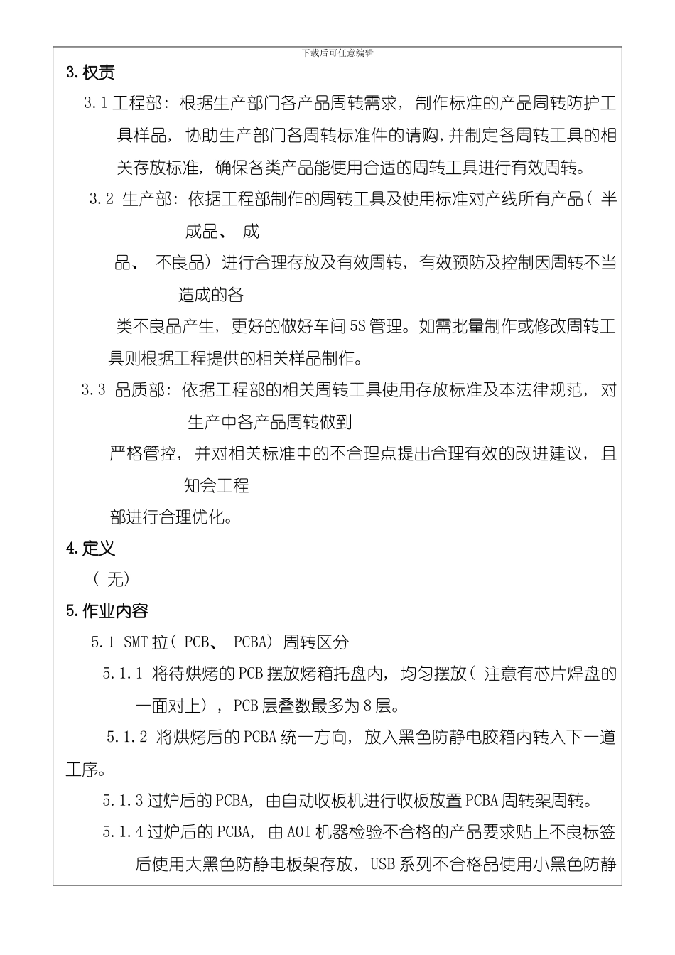 产品周转防护管理规范模板_第2页