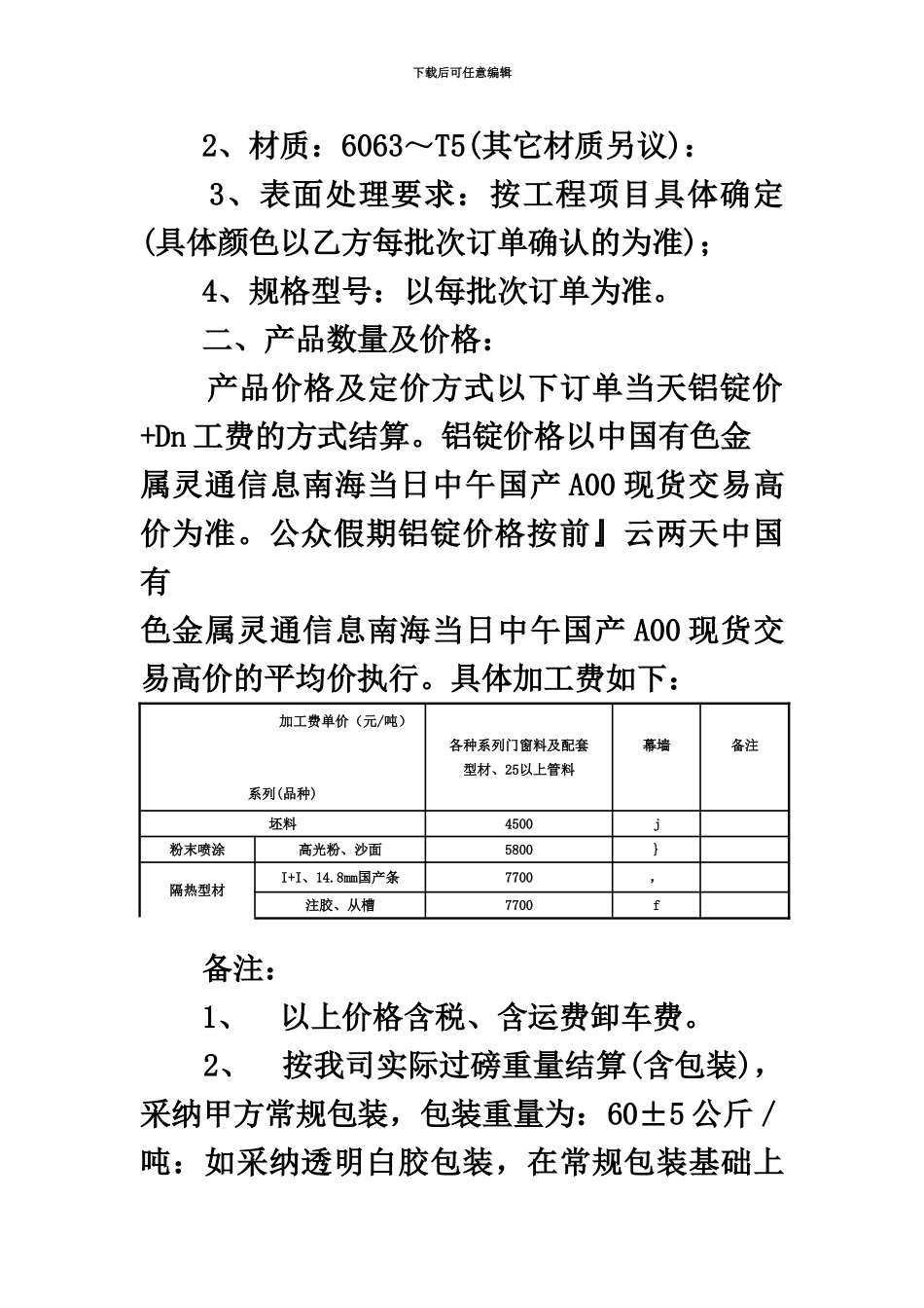 产品购销协议_第3页
