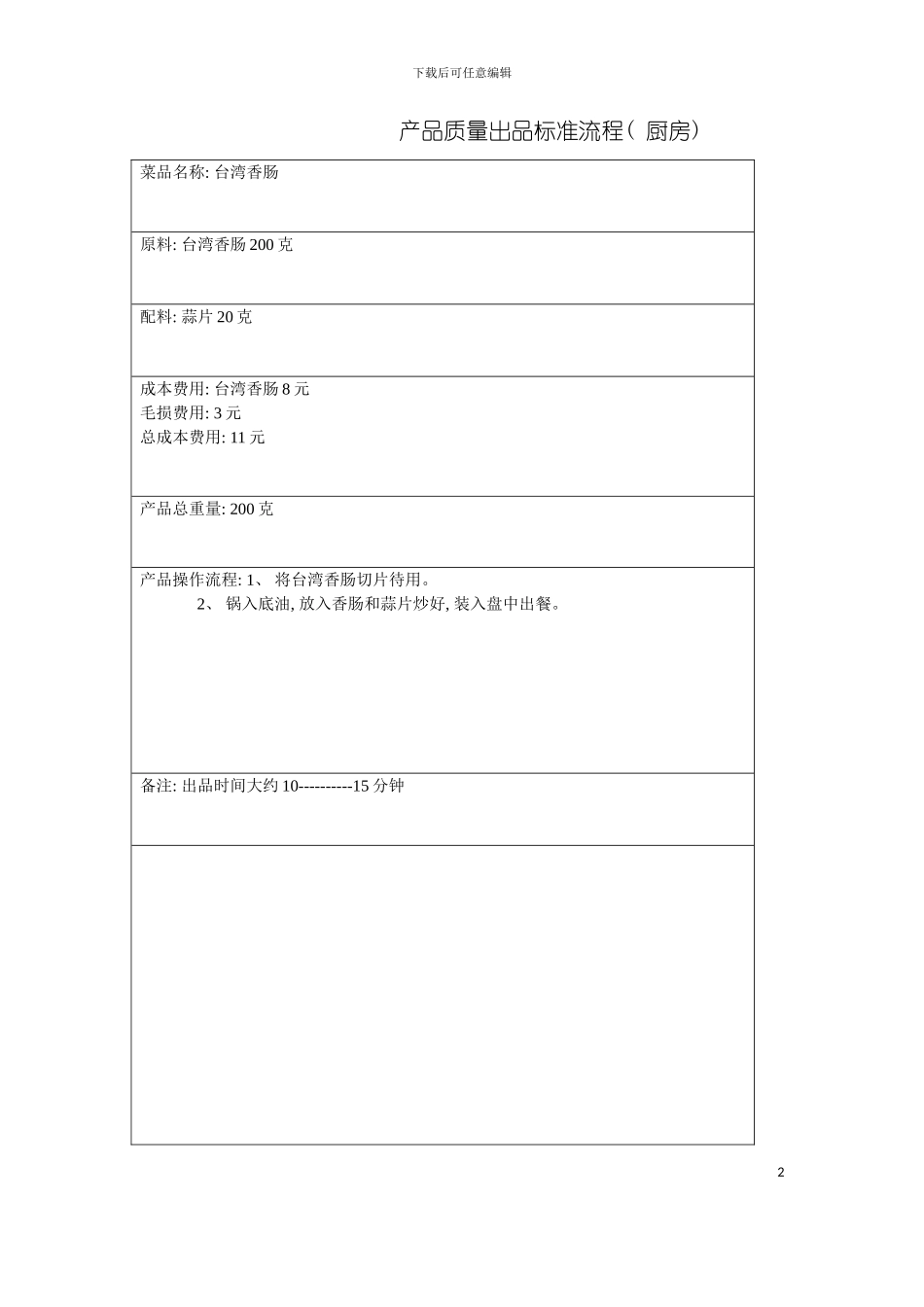 产品质量出品标准流程介绍模板_第2页