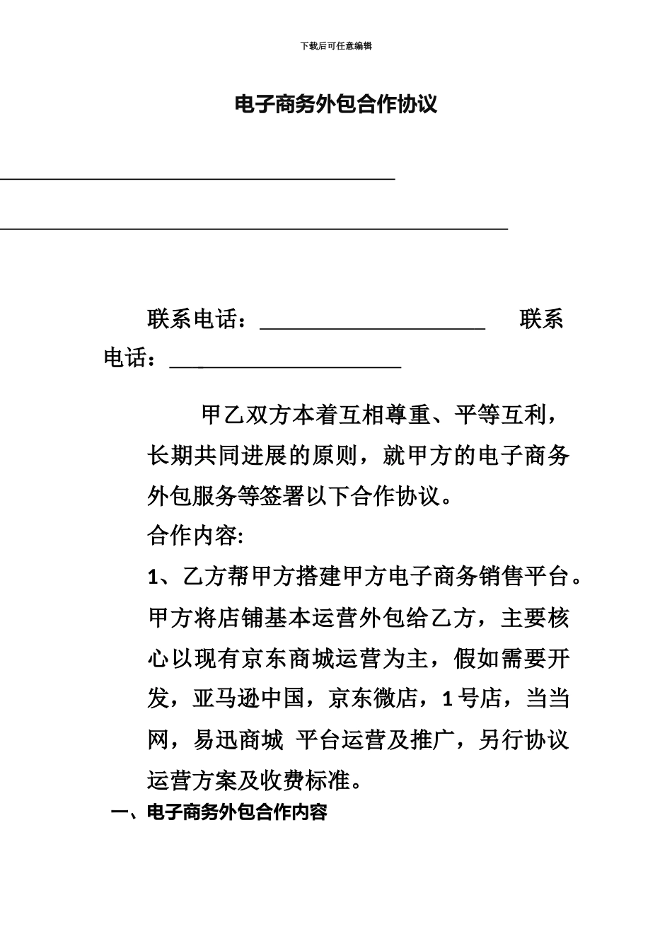 京东代运营服务合同_第2页