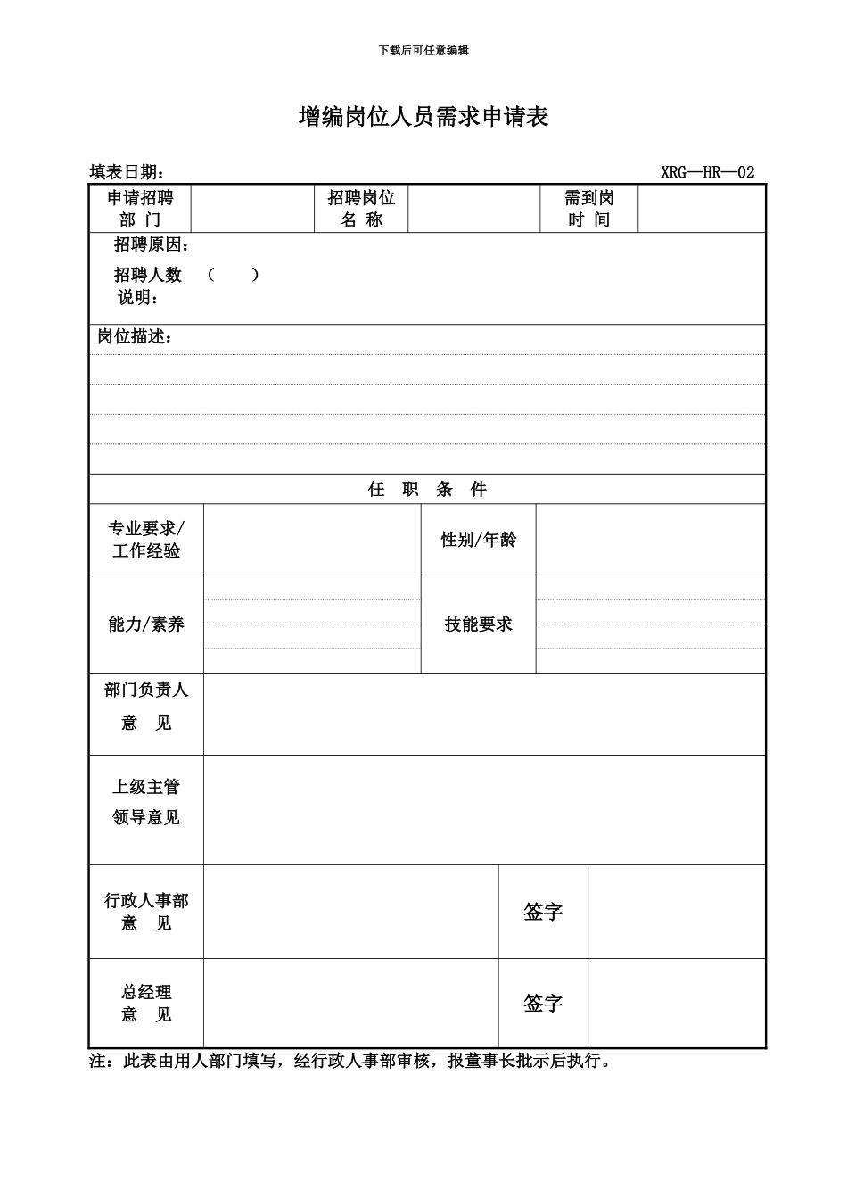 人事全套表格_第3页