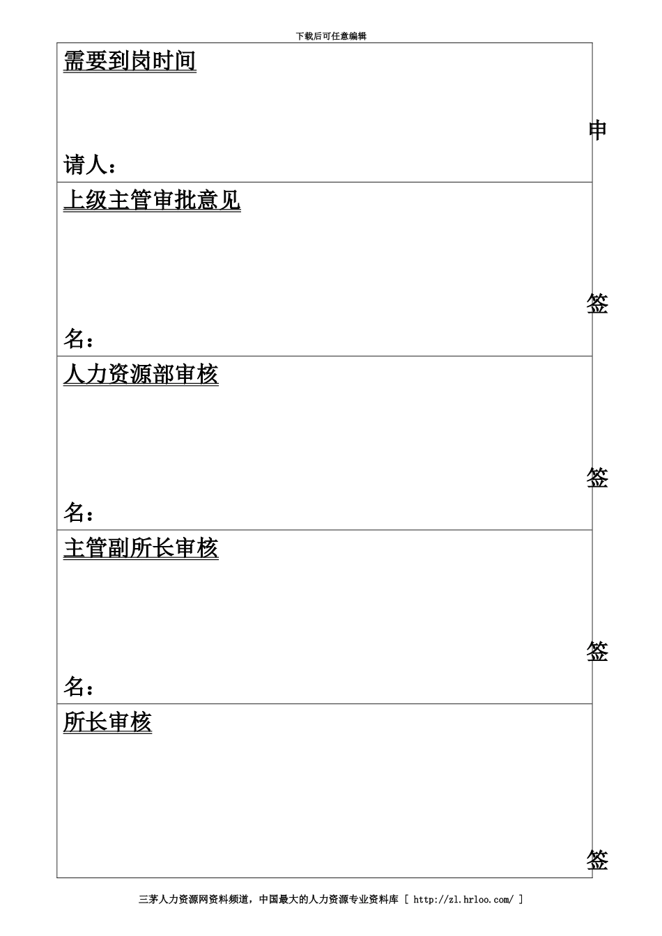 人事表格大全页完整版_第3页