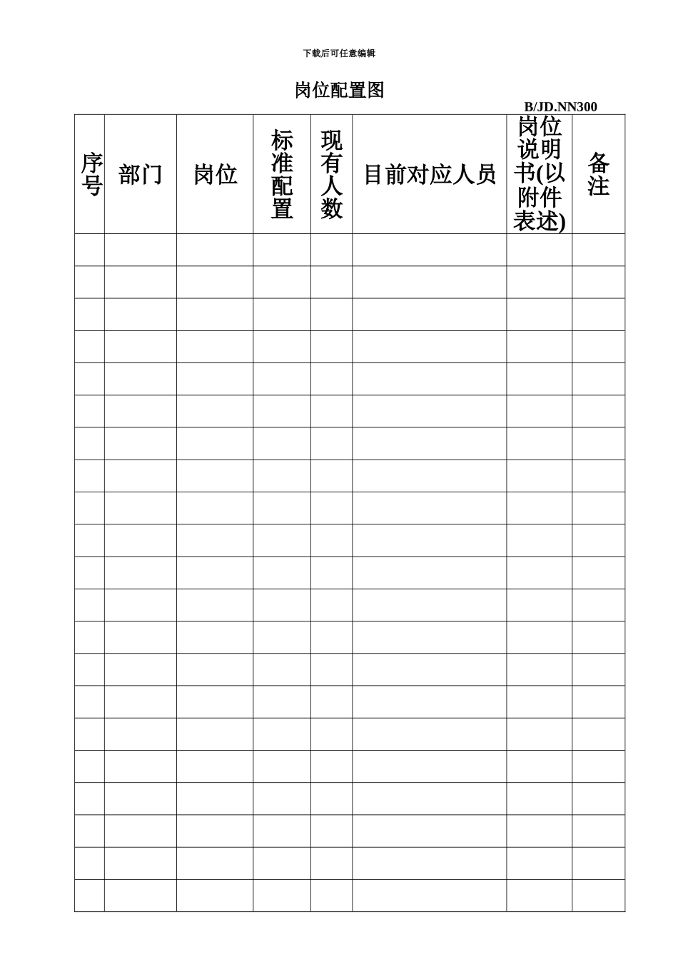 人力资源表格_第2页