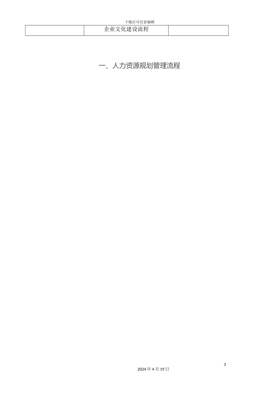 人力资源部工作流程清单_第3页