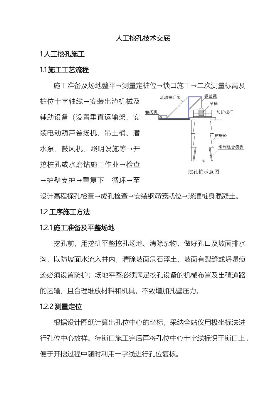 人工挖孔技术交底水磨钻_第2页