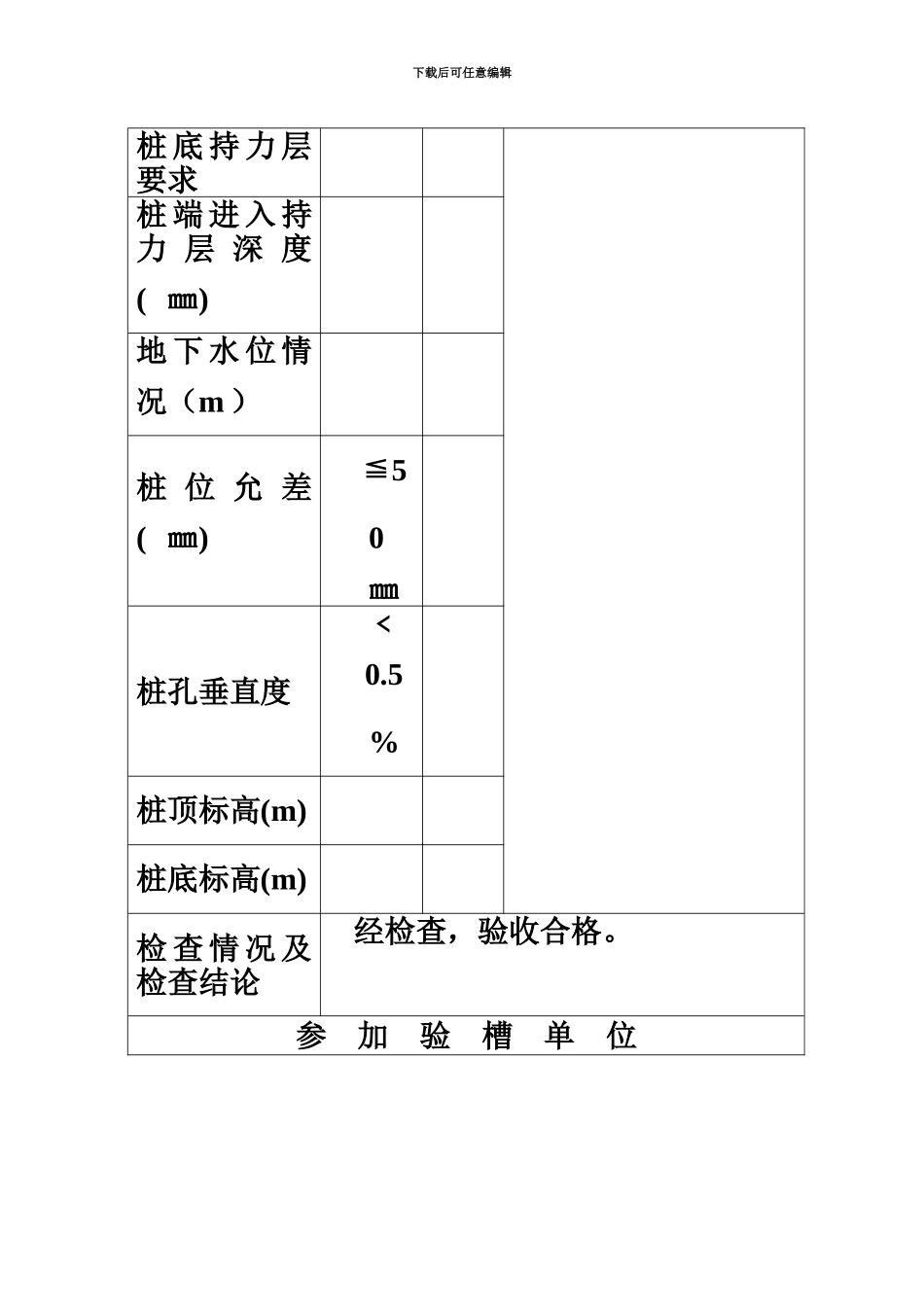 人工挖孔桩记录表格_第3页
