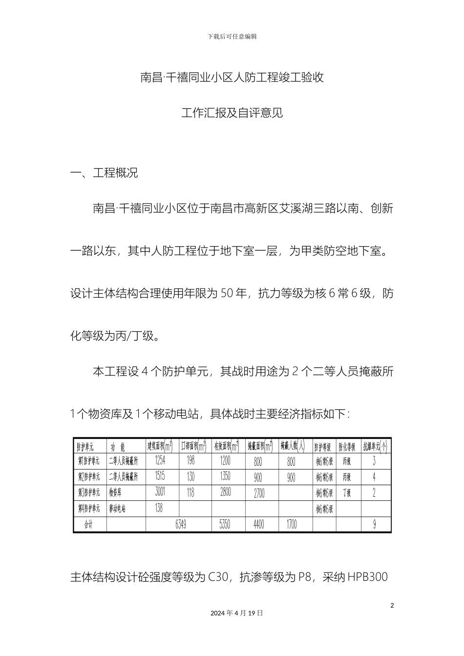 人防工程竣工验收报告_第2页