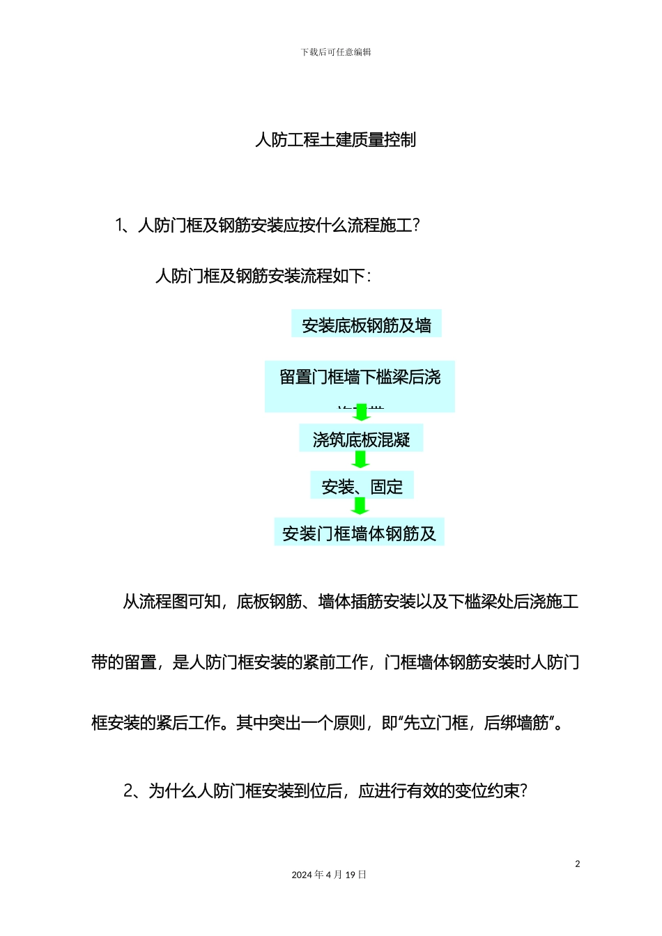人防工程钢筋施工质量控制要点_第2页