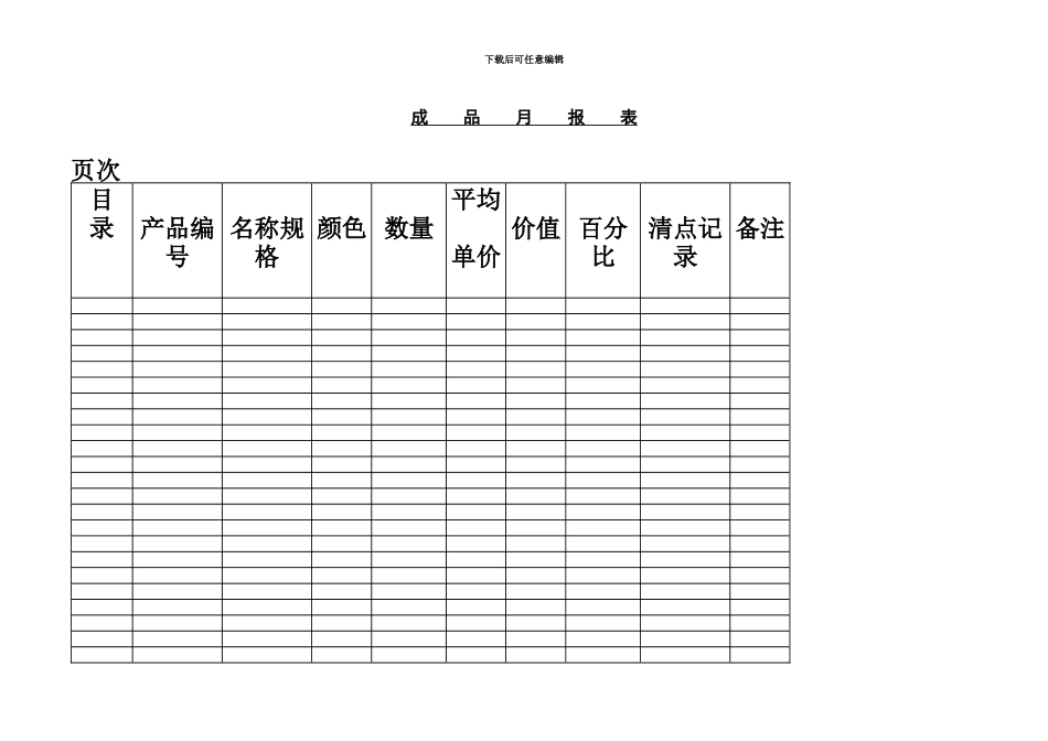 仓库货物进出表格大全_第2页