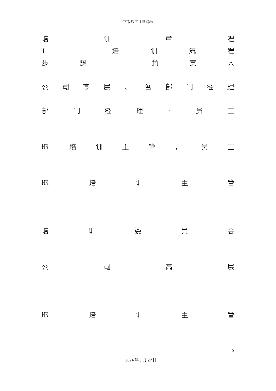 企业培训章程概述_第2页