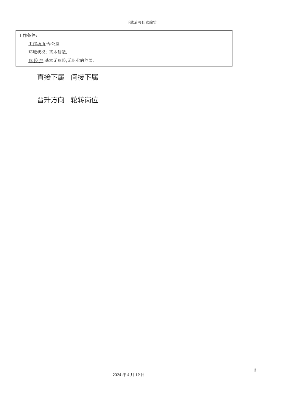 企业生产部组织机构图与岗位职责描述范文_第3页