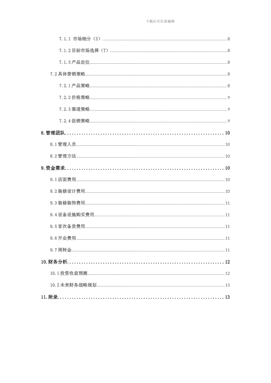 休闲吧创业计划书样本_第3页