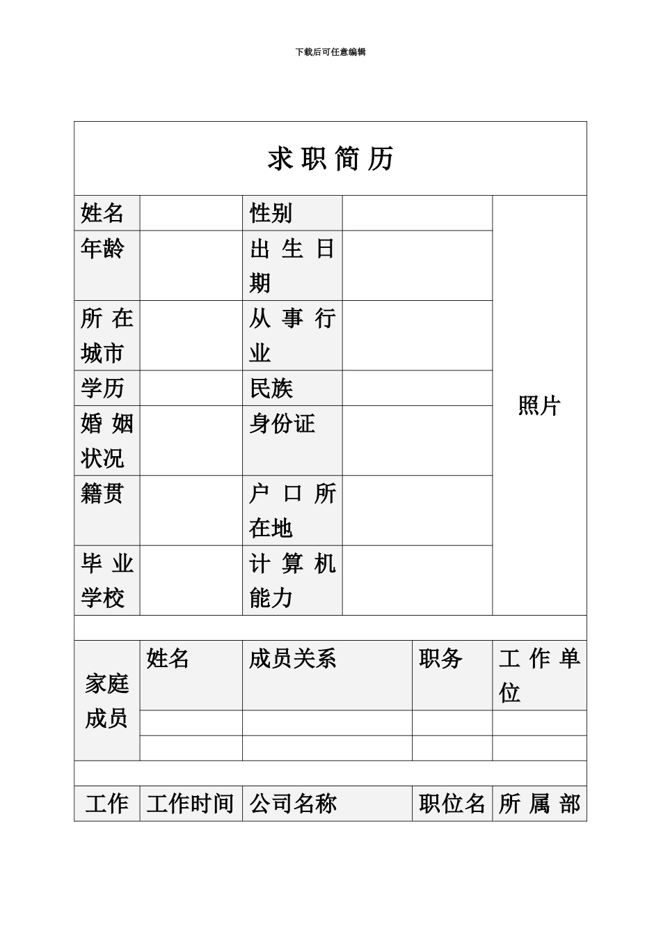 优秀精美简历模板_第3页