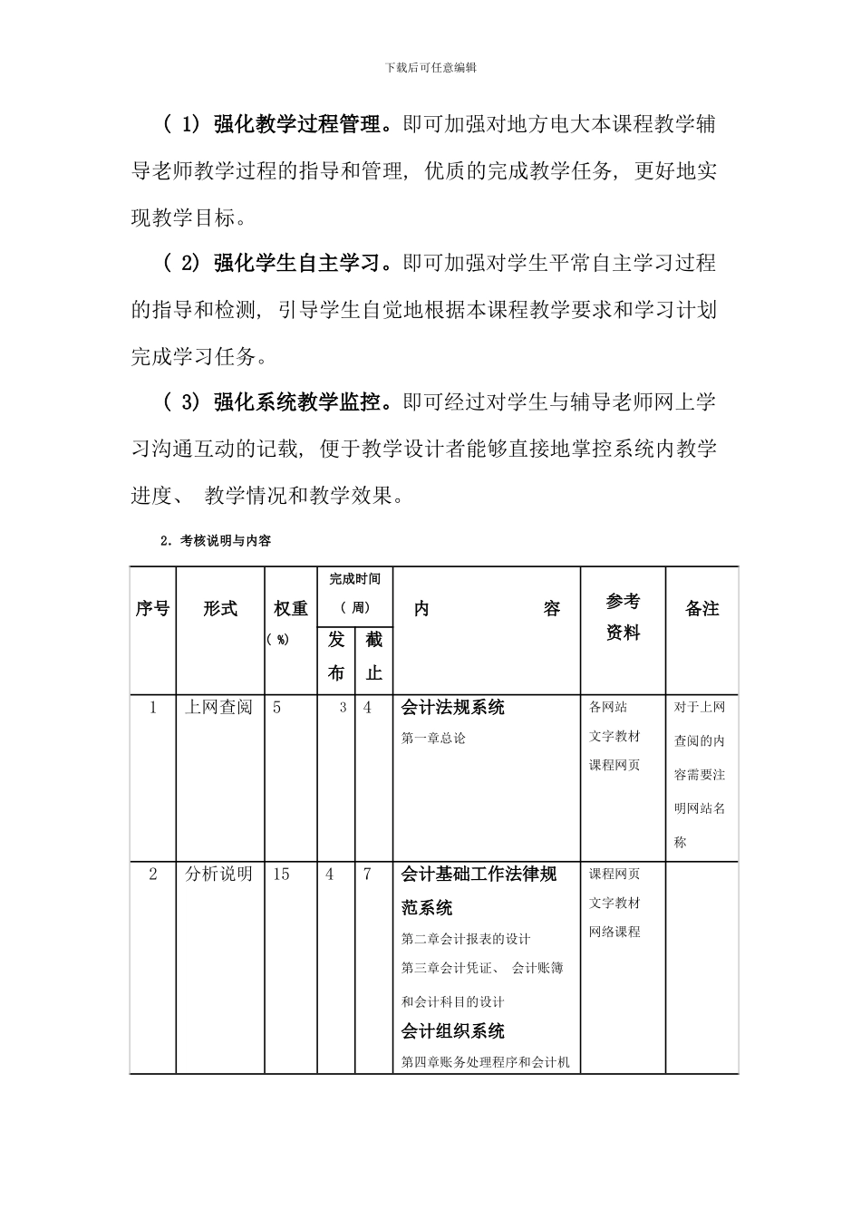 会计制度设计网上考试实施方案完整版_第2页